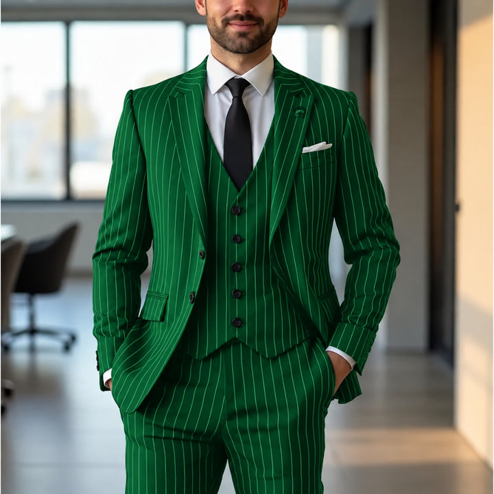 Sullivan | Pinstripe Three-Piece Suit