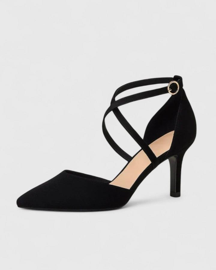 Jasmine | Elegant Long Lace Pointed Heels
