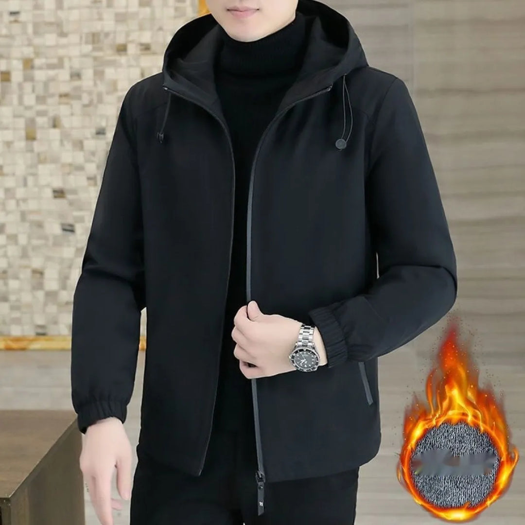 Victor | Cozy Fleece-Lined Hooded Jacket