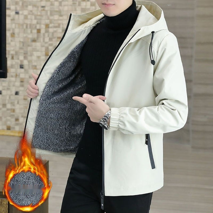 Victor | Cozy Fleece-Lined Hooded Jacket