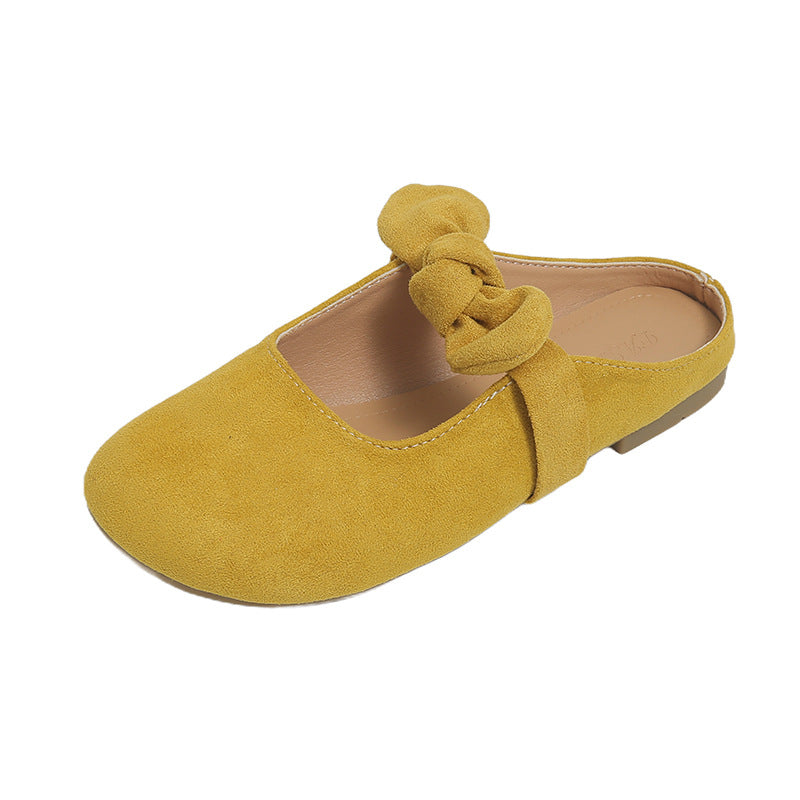 Whitney | Soft Bow Slip-On Mules