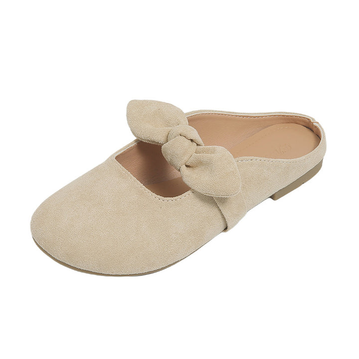 Whitney | Soft Bow Slip-On Mules