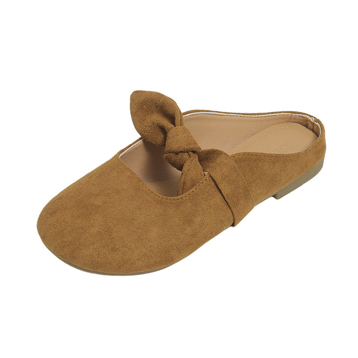 Whitney | Soft Bow Slip-On Mules