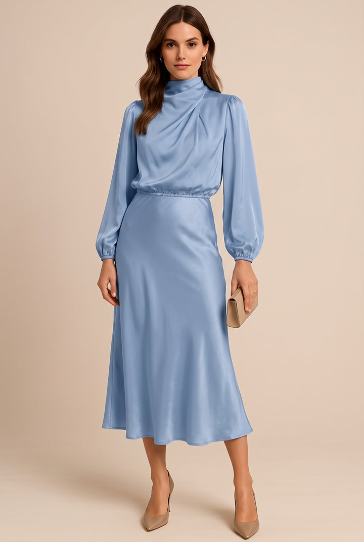 Winona | High-Waist Elegant Midi Dress