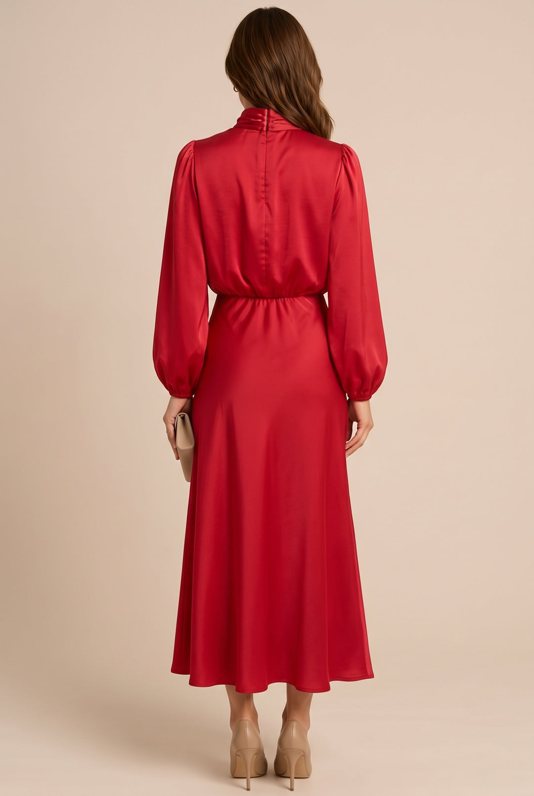 Winona | High-Waist Elegant Midi Dress