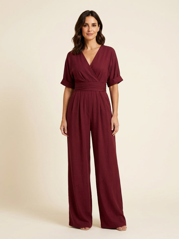 Genevieve | Elegant Wide-Leg Jumpsuit