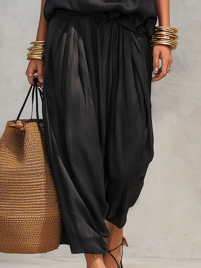 Gianna | Draped Sleeveless Set