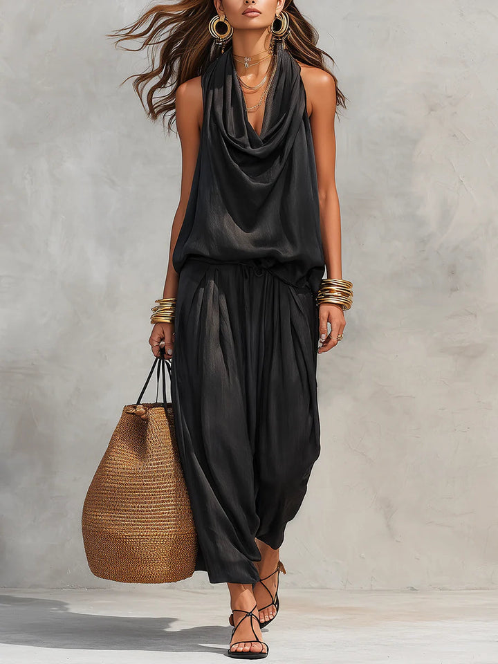Gianna | Draped Sleeveless Set