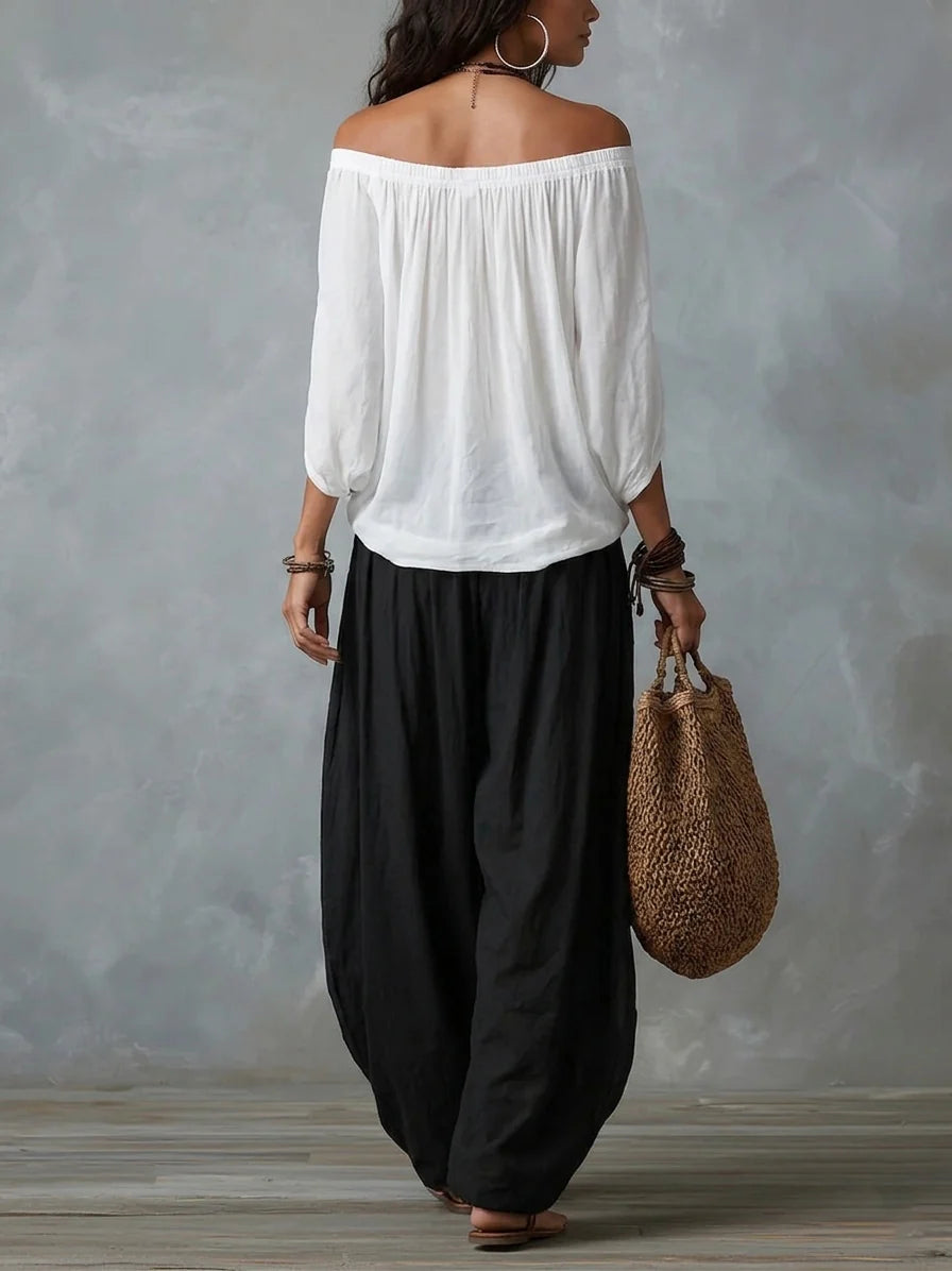 Esme | Relaxed Off-Shoulder Set