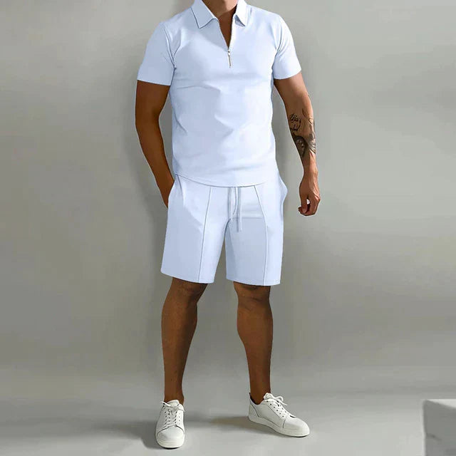 Jacob | Refined Polo and Tailored Shorts Set