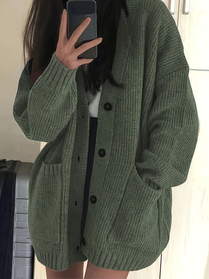Maisie | Relaxed Button-Front Cardigan