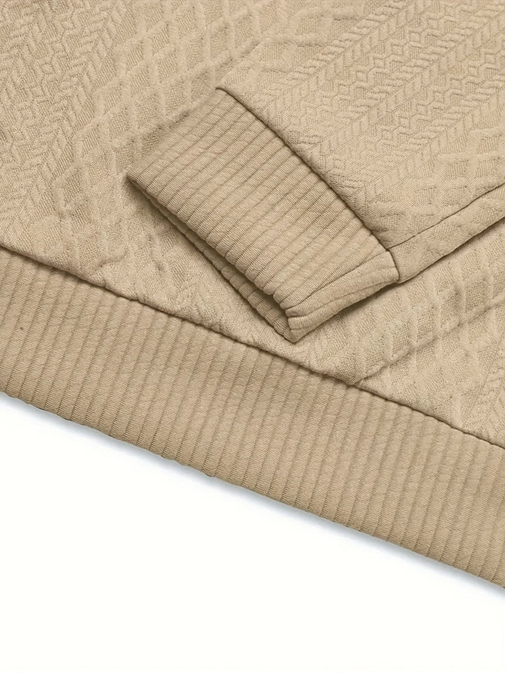 Lorenzo | Textured Stand-Collar Jumper
