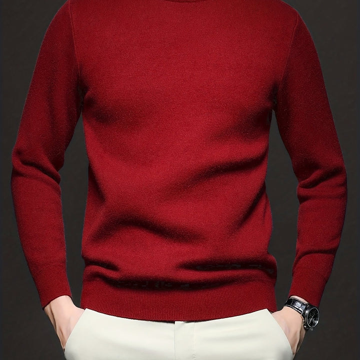 Russell | Refined Mock-Neck Jumper