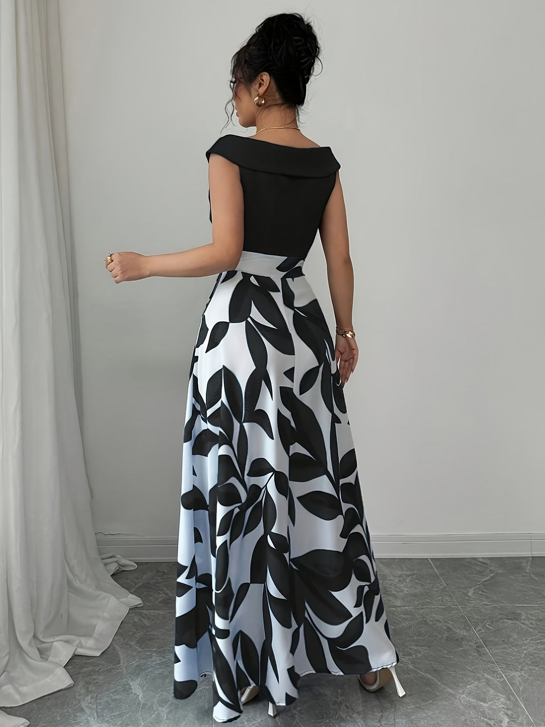 Lucille | Elegant Floral Maxi Dress