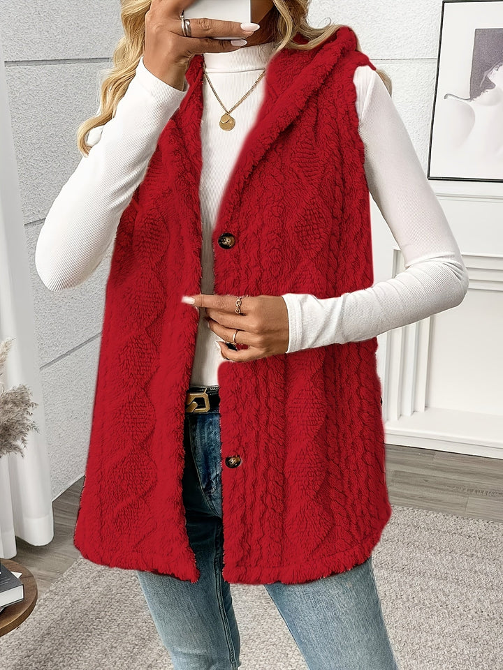 Lorna | Cozy Hooded Sleeveless Vest