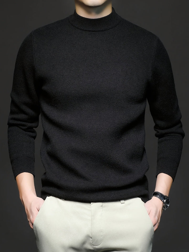 Russell | Refined Mock-Neck Jumper