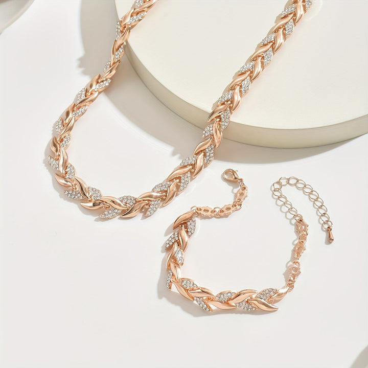 Marlene | Elegant Necklace and Bracelet Set