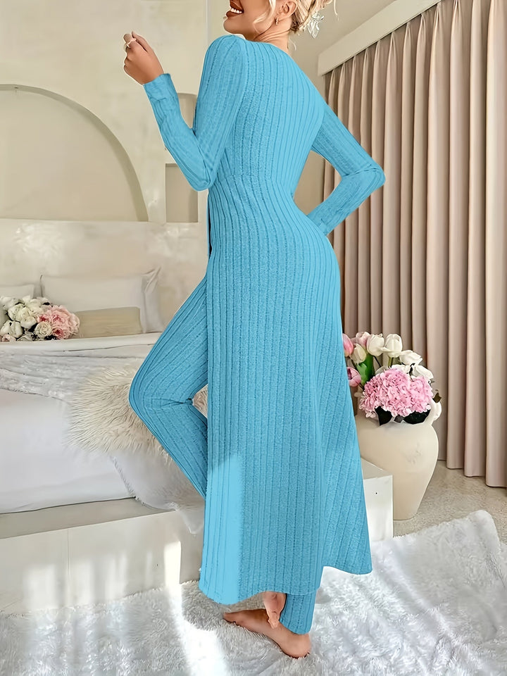 Marina | Ribbed Lounge Two-Piece Set
