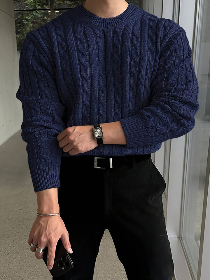Preston | Twisted Cable Pullover Jumper