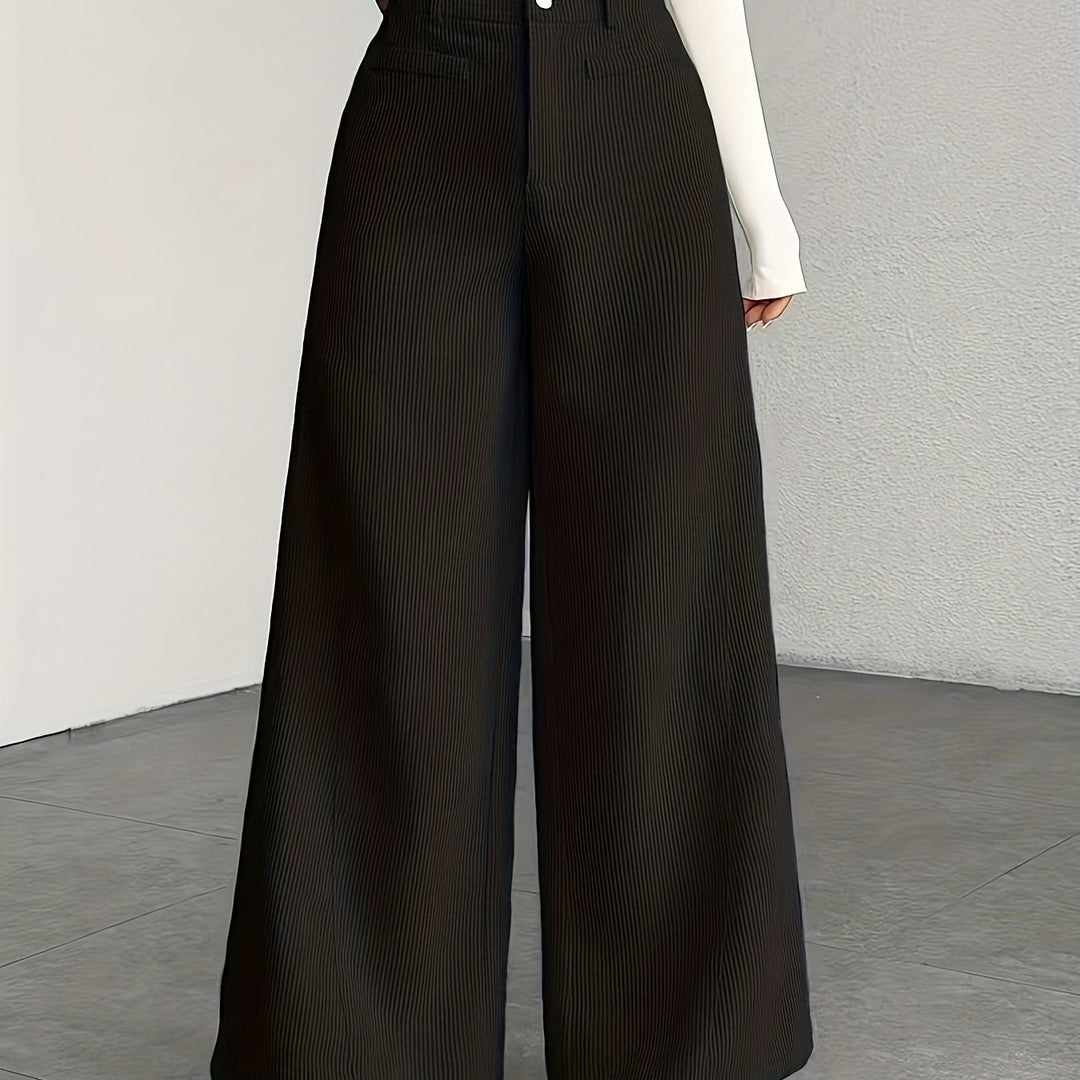 Kimberly | High-Waisted Wide-Leg Trousers