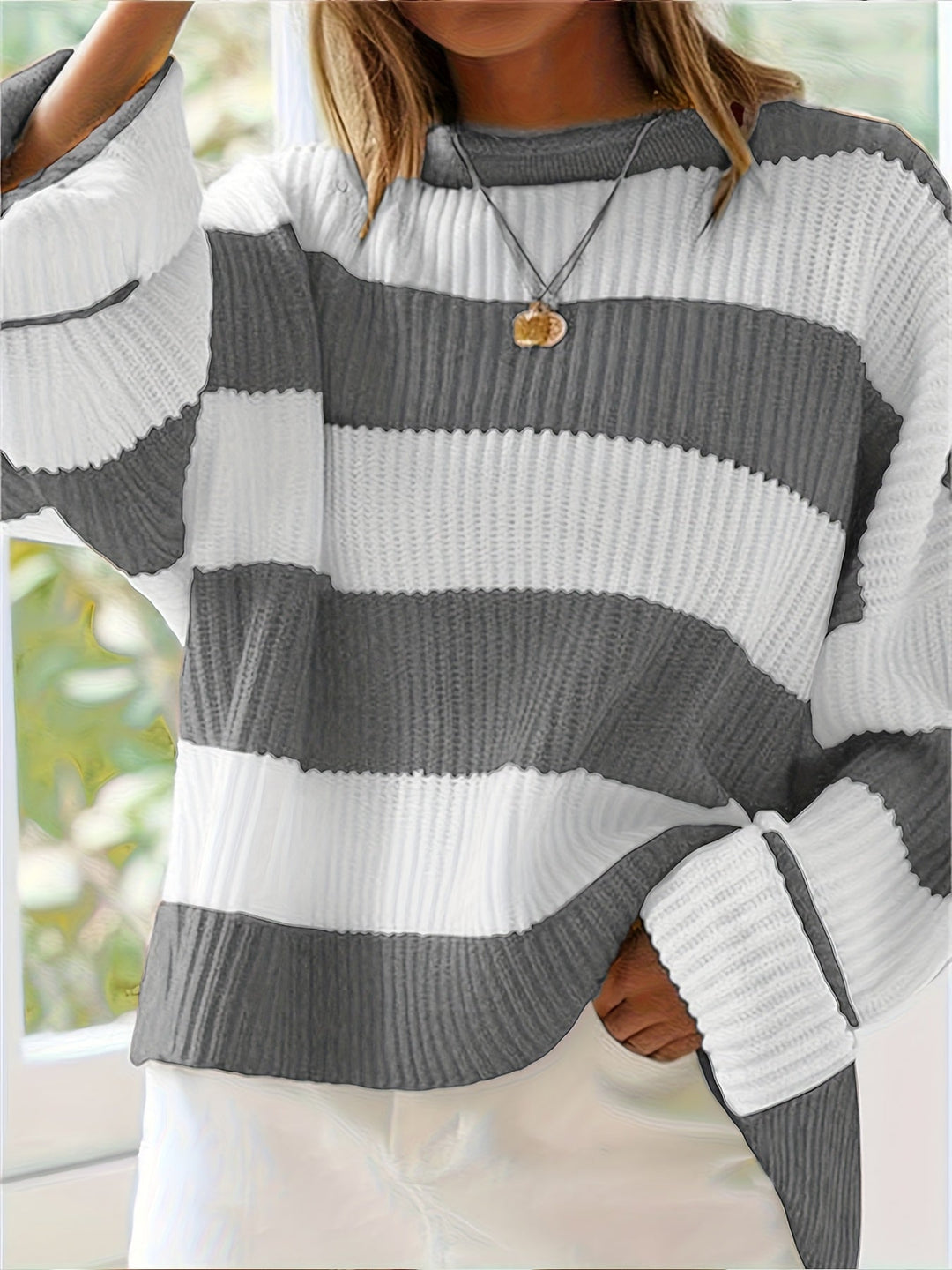 Ivy | Relaxed colourblock Jumper
