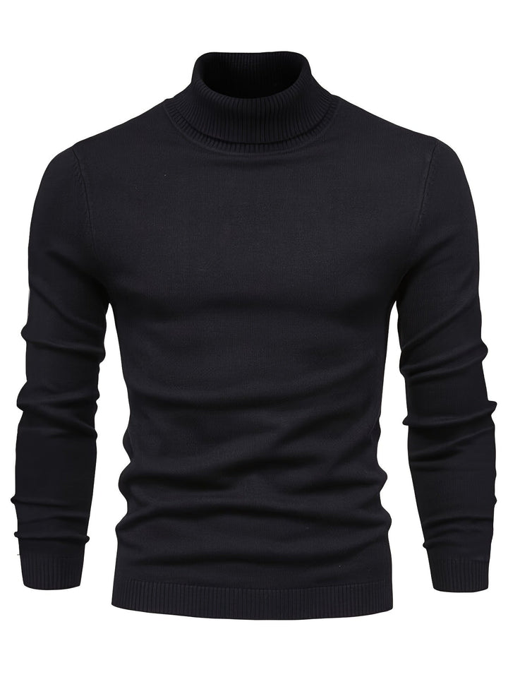 Malcolm | Classic Mock-Neck Jumper