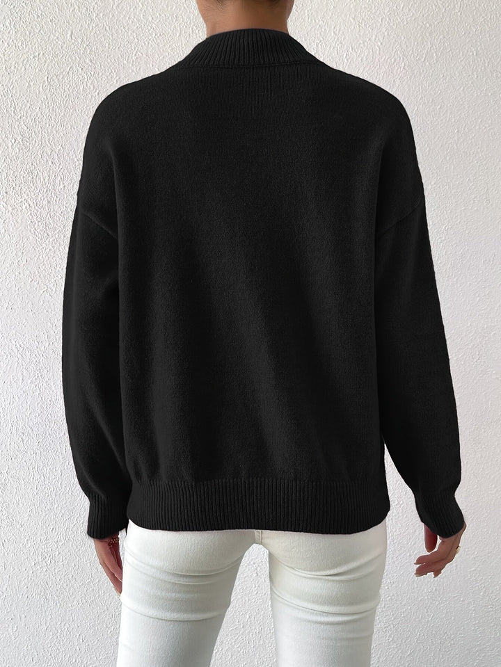 Lorelei | Refined Mock Neck Jumper