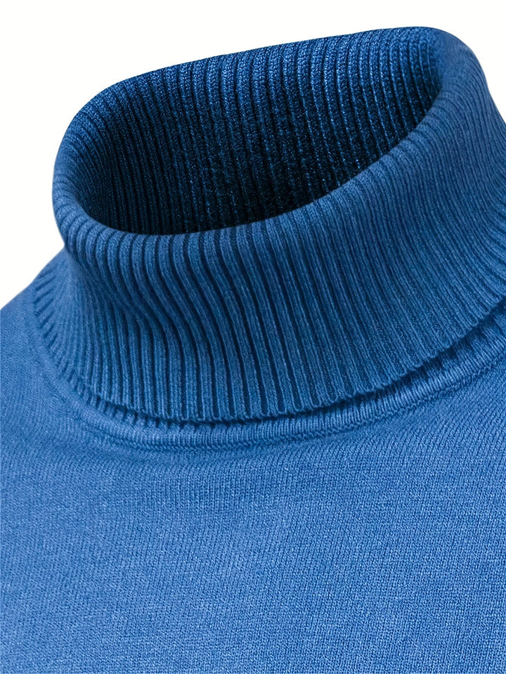 Malcolm | Classic Mock-Neck Jumper
