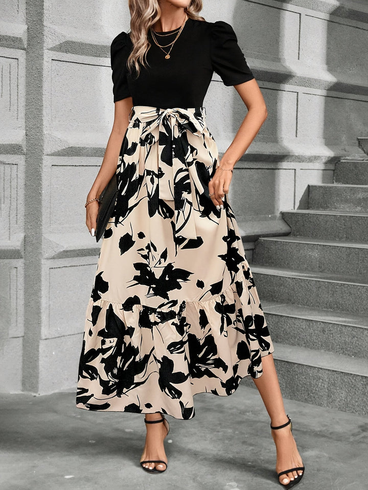 Helena | Printed Tiered Maxi Dress