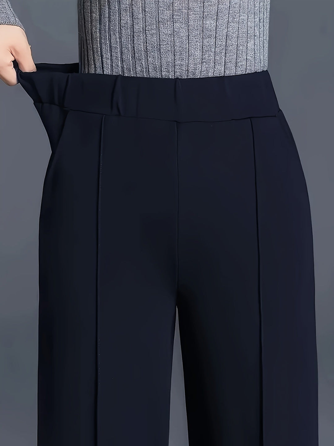 Claudia | High-Waisted Wide-Leg Trousers