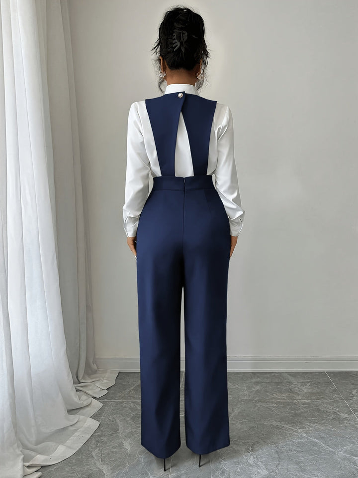 Coralie | Tailored Wide-Leg Jumpsuit