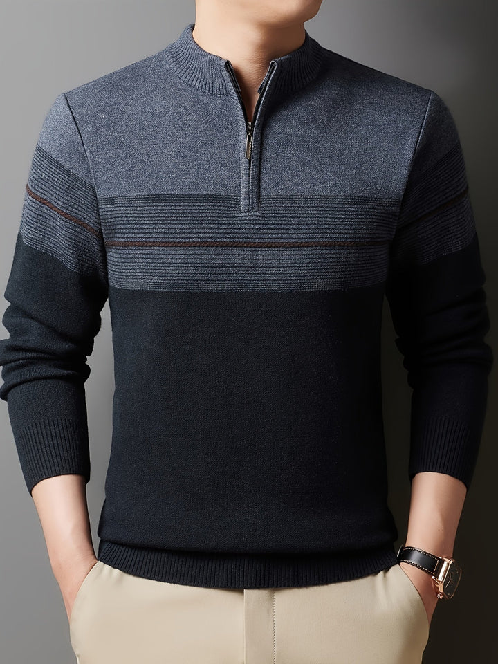 Oscar | Zip-Neck Jumper