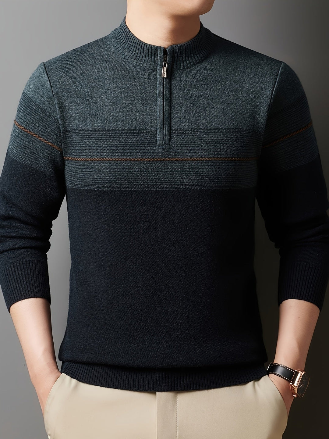 Oscar | Zip-Neck Jumper