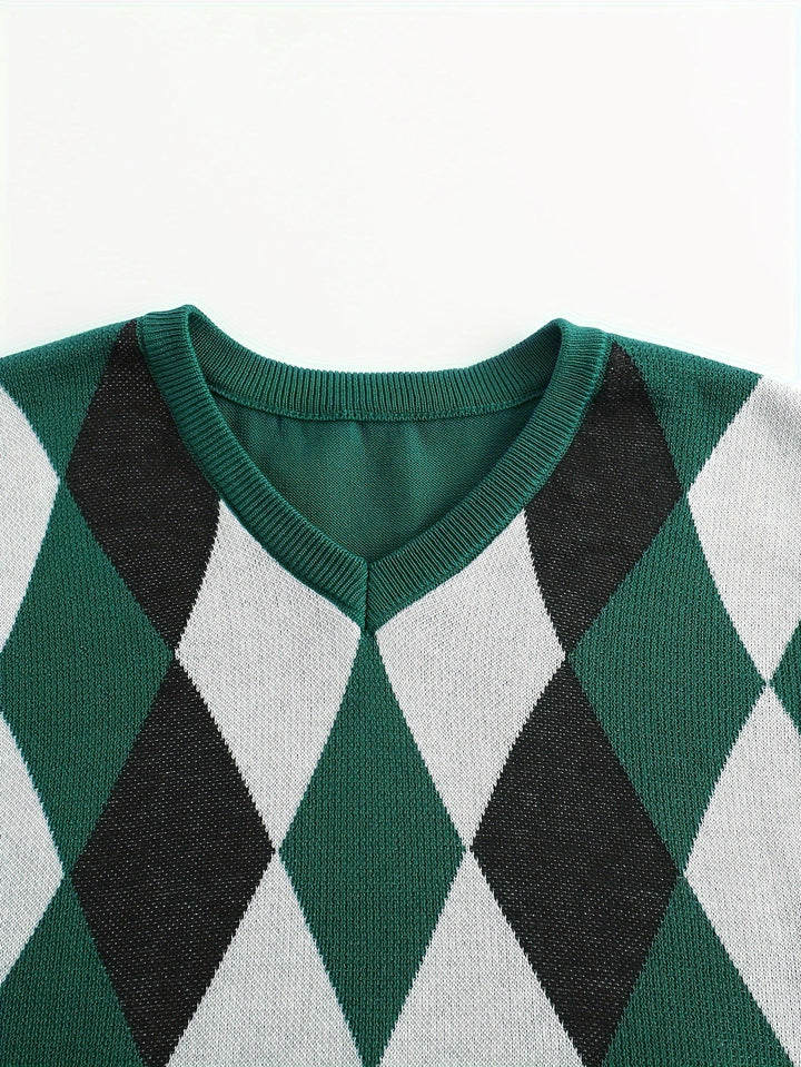 Chandler | Classic Argyle Jumper Vest