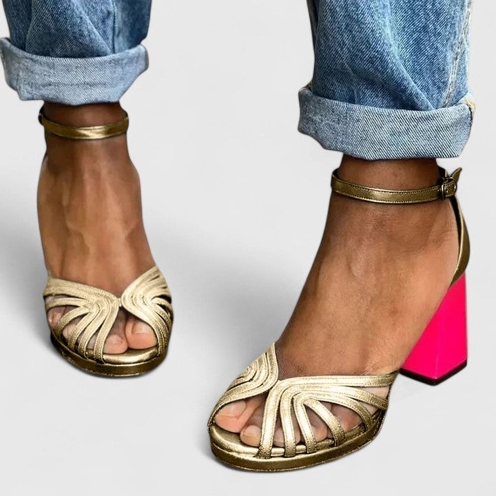 Abigail | Sophisticated Butterfly Strap Heels