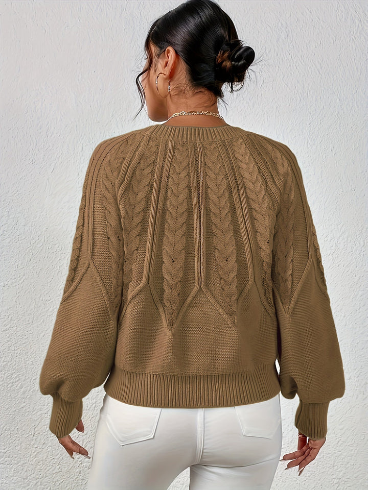 Eleanor | Relaxed Cable-Knit Jumper