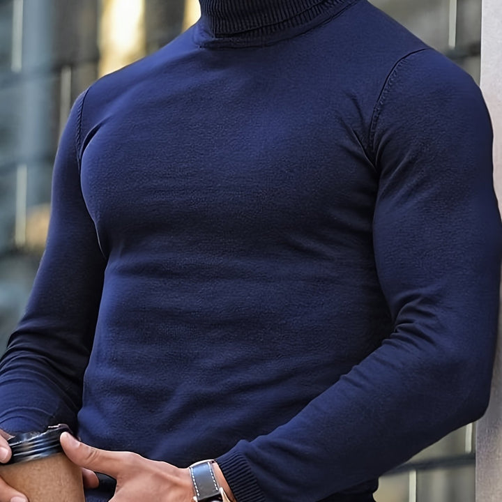 Dominic | Refined High-Neck Turtleneck