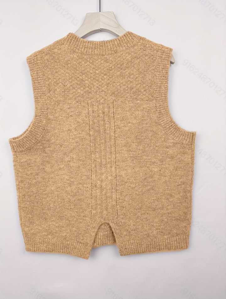 Brooke | Cable-Knit Jumper Vest