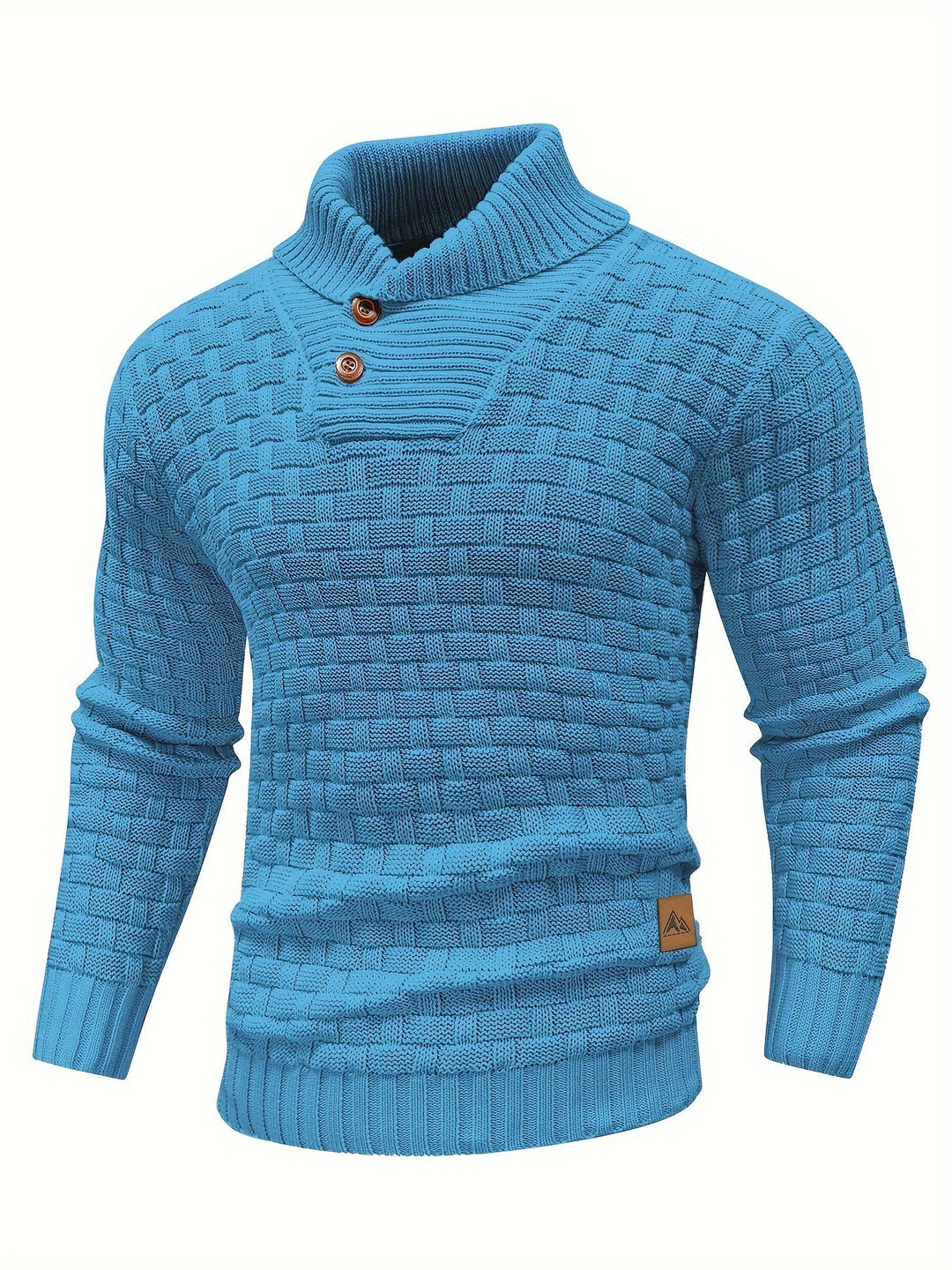 Alistair | Textured Shawl-Collar Jumper