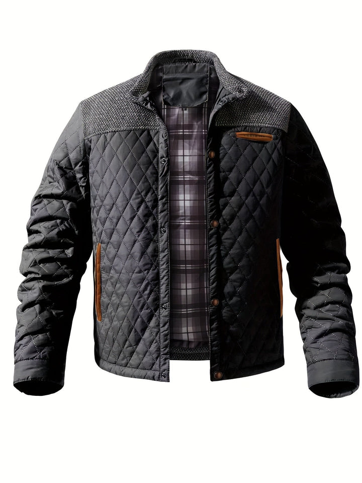 Gideon | Quilted Stand-Collar Jacket