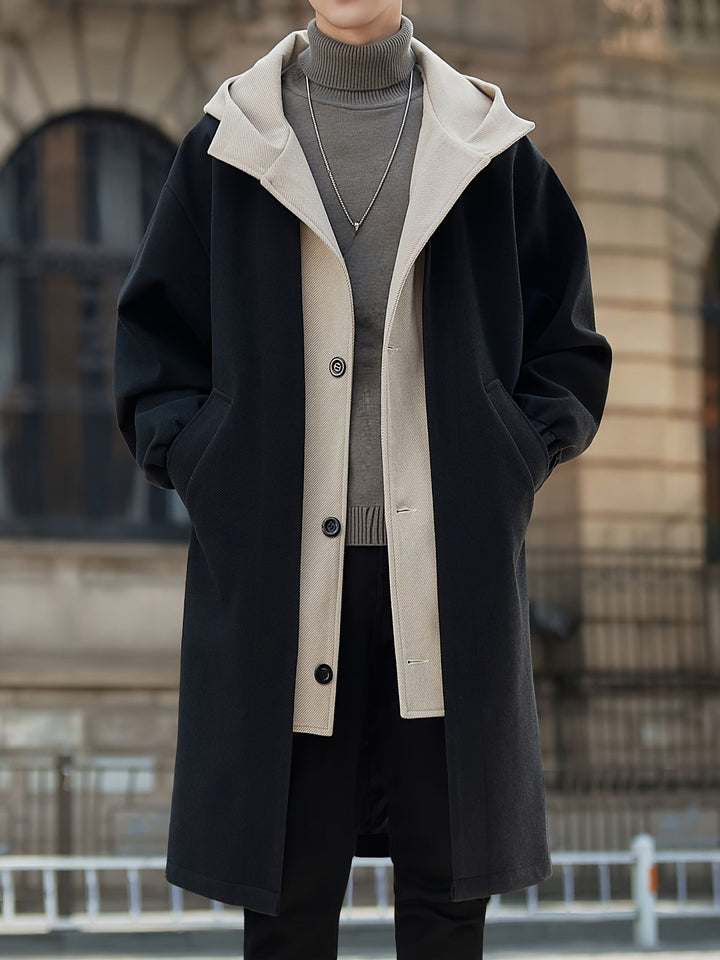 Harrison | Refined Hooded Longline Coat