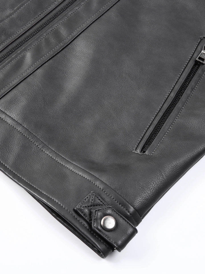 Ronan | Stand-Collar Biker Jacket