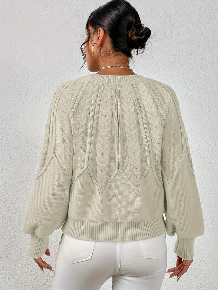 Eleanor | Relaxed Cable-Knit Jumper