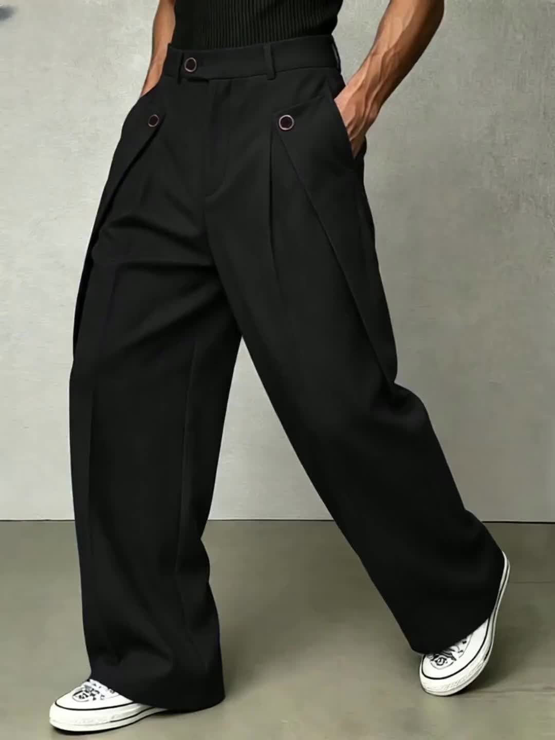 Hudson | Pleated Wide-Leg Trousers