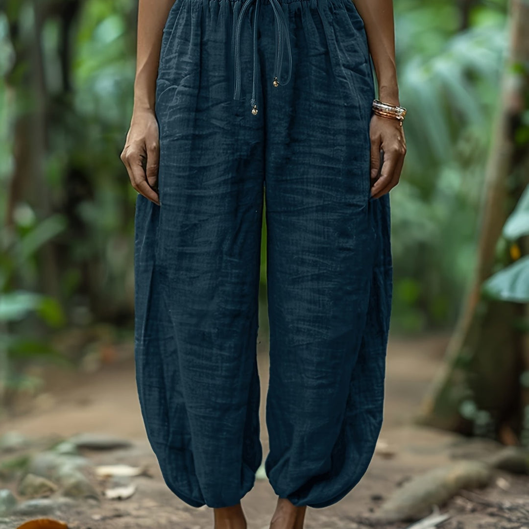 Marjorie | Relaxed Drawstring Lantern Trousers
