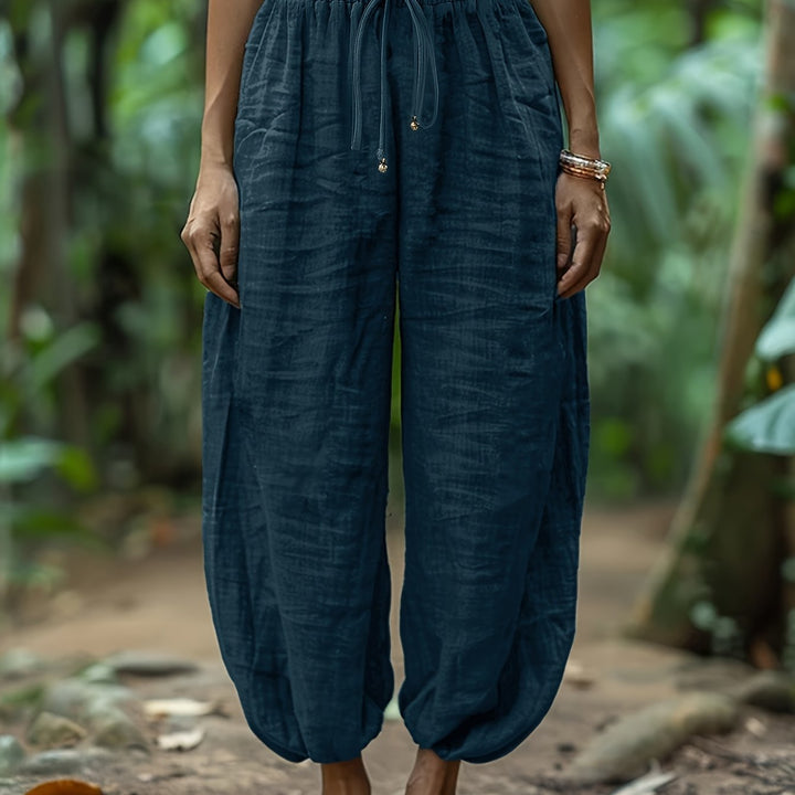 Marjorie | Relaxed Drawstring Lantern Trousers