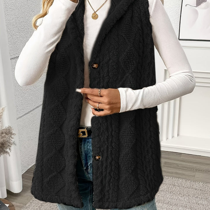 Lorna | Cozy Hooded Sleeveless Vest