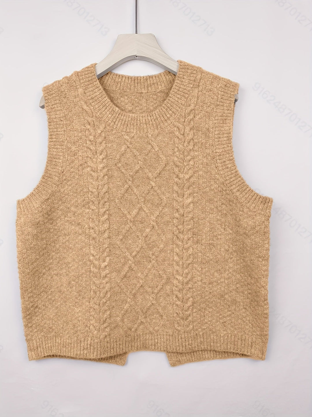 Brooke | Cable-Knit Jumper Vest
