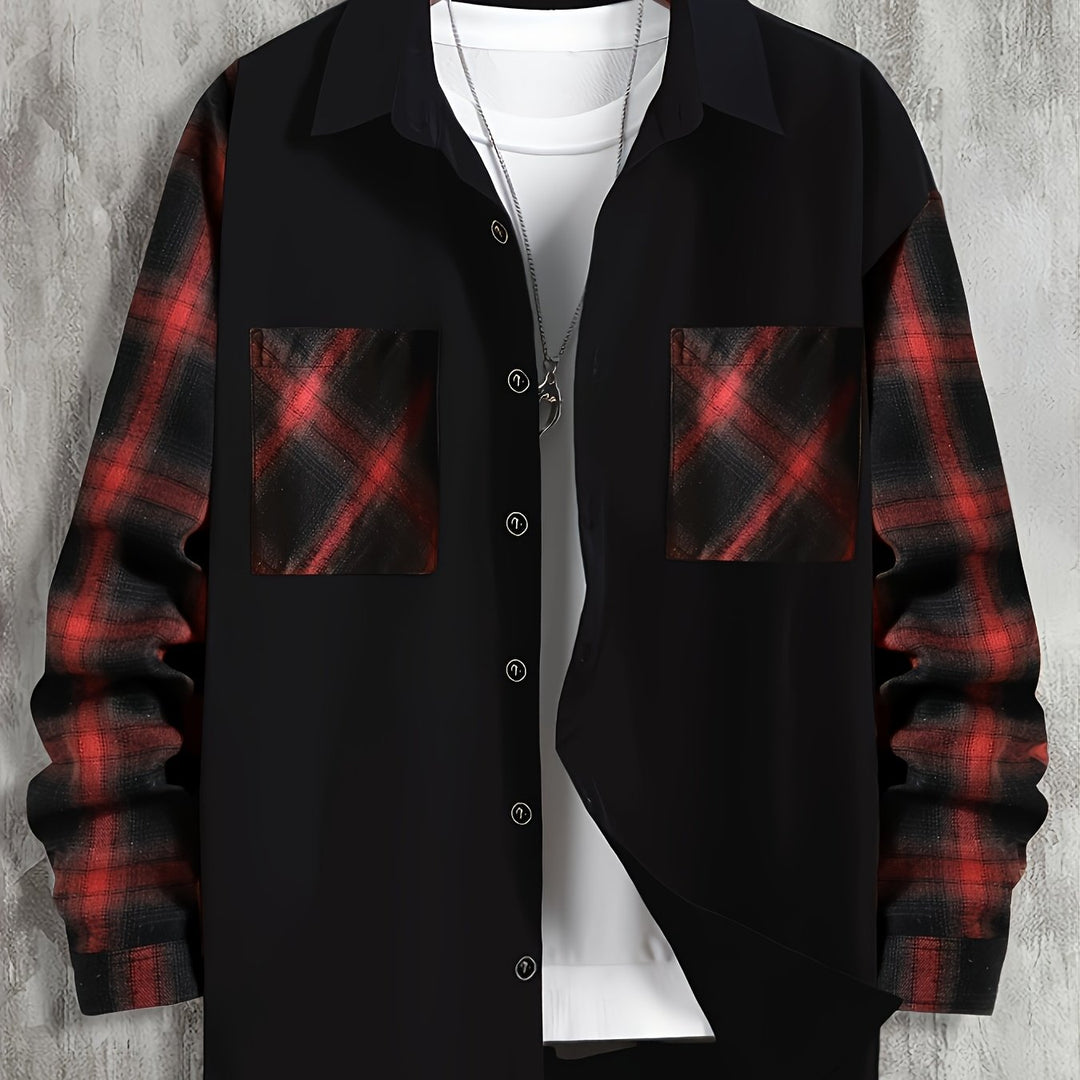 Hartley | Colour-Block Pocket Shirt