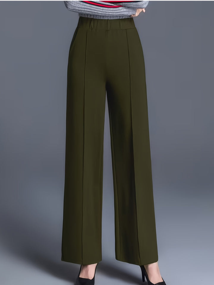 Claudia | High-Waisted Wide-Leg Trousers